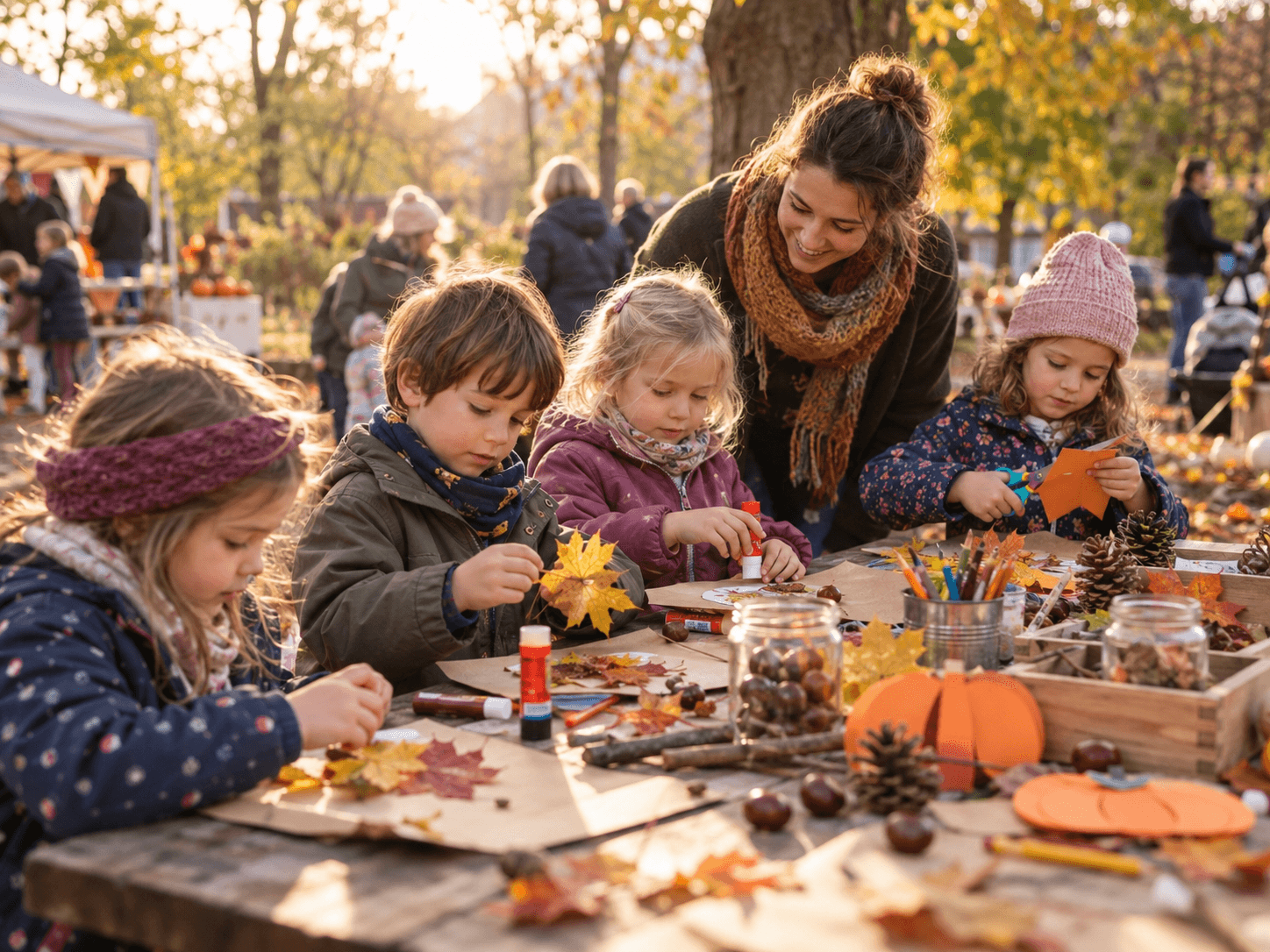 Herbst-Basteln für Kinder